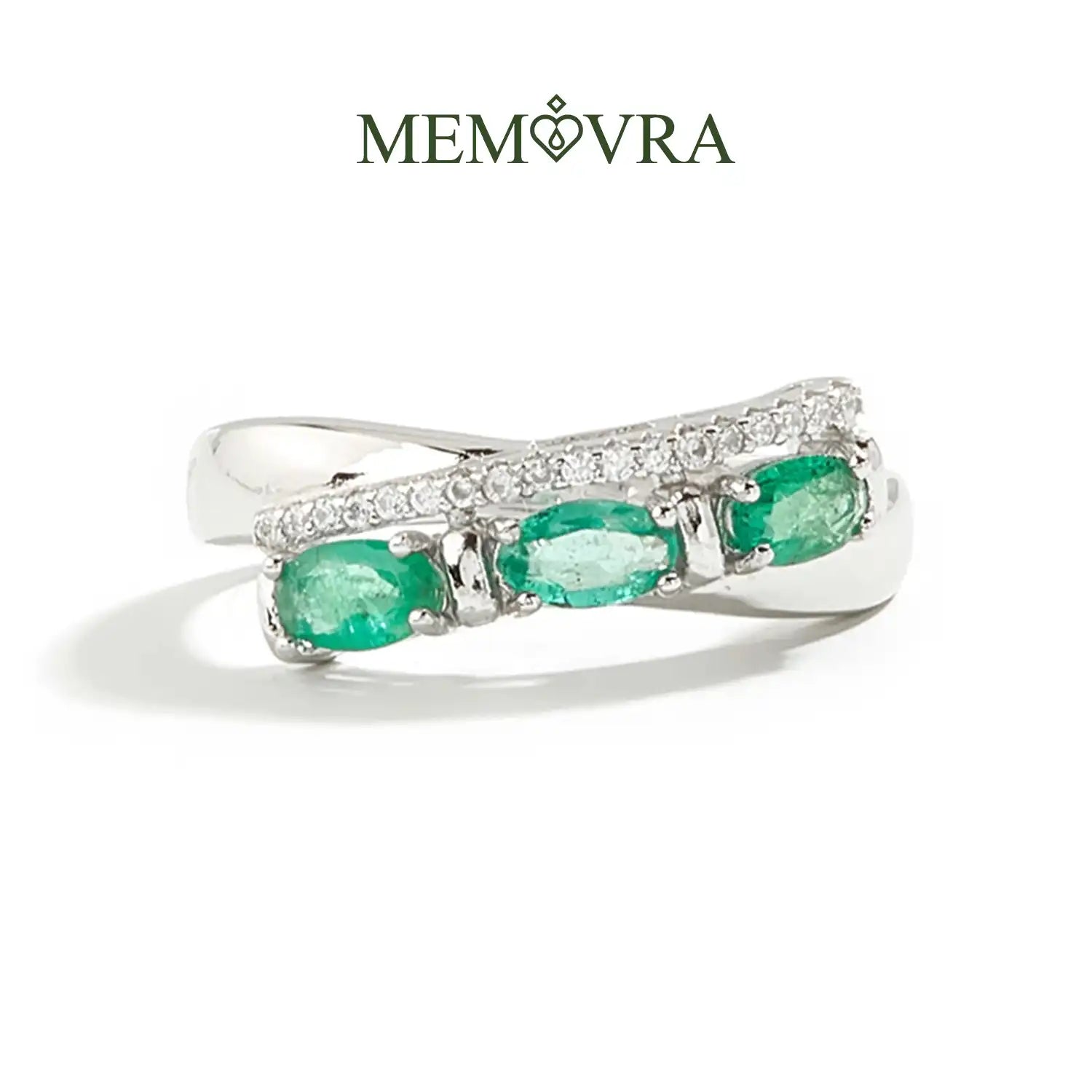 Zambia Green Emerald Sterling Silver Ring